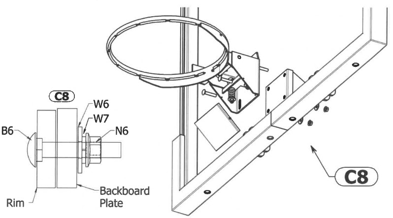 rim attachment assembly c8