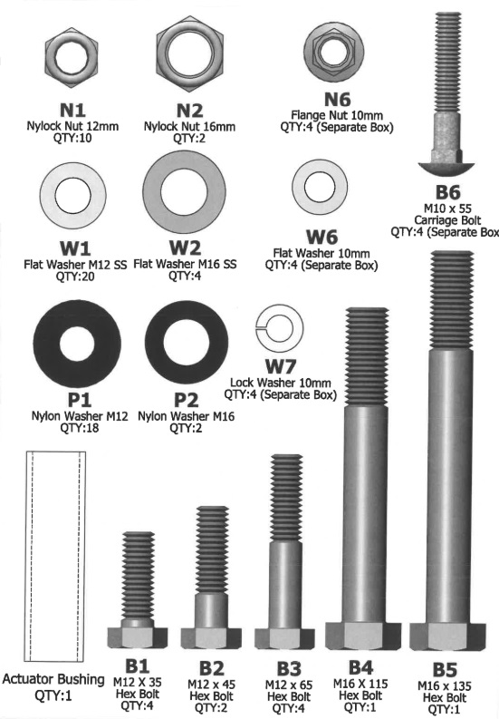 wall mount hardware